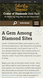 Mobile Screenshot of craterofdiamondsstatepark.com